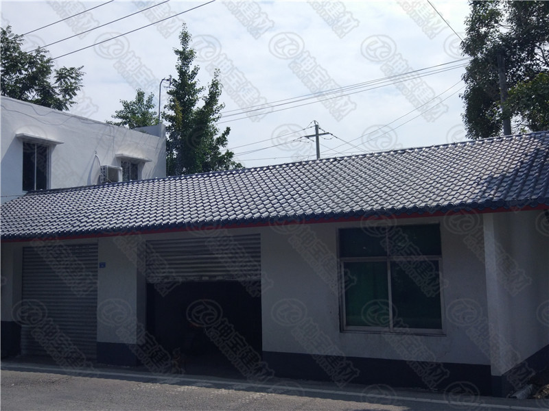 溫江區府通路政府舊房改造合成樹脂瓦案例