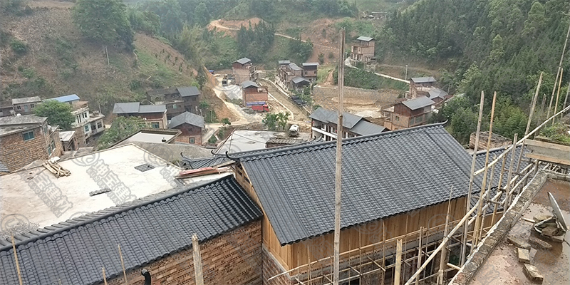 仿古樹脂小青瓦新農(nóng)村風貌改造 仿古樹脂小青瓦新農(nóng)村風貌改造